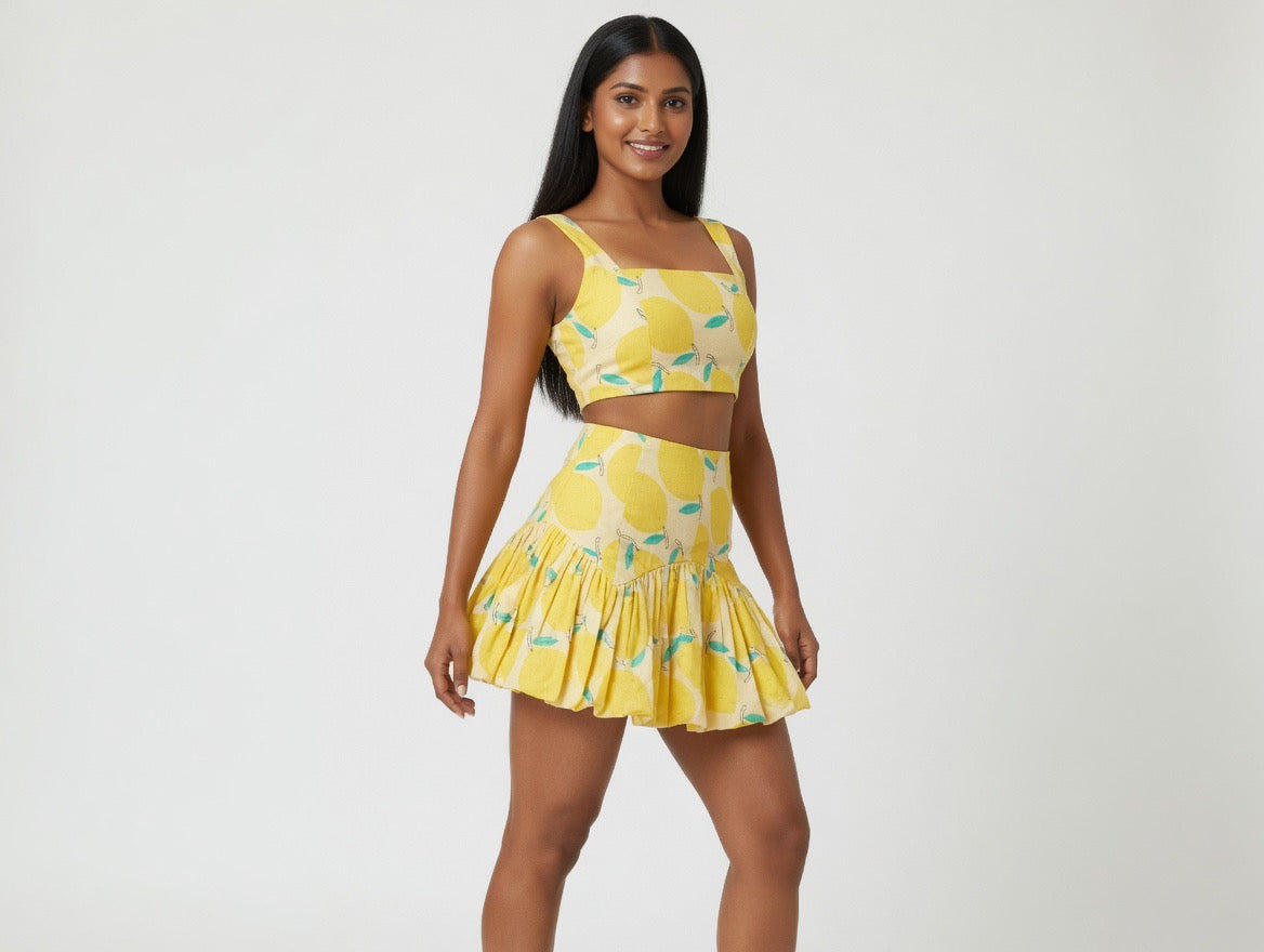 Lemon Zest Mini Skirt