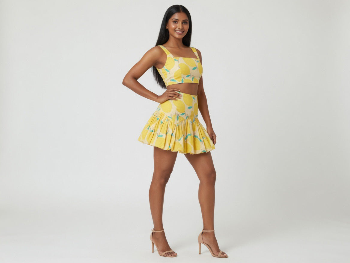 Lemon Zest Mini Skirt