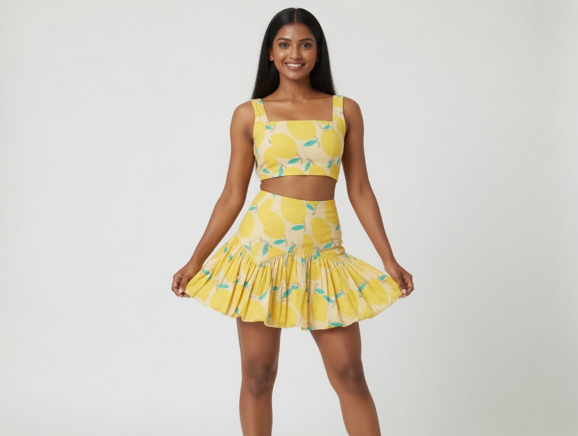 Lemon Zest Mini Skirt
